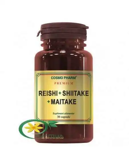 Reishi Shiitake Maitake 30cps CosmoPharm, Tulburari Hormonale