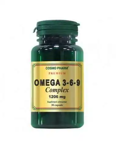 Omega 3-6-9 Complex 30 capsule CosmoPharm, REMEDII NATURISTE