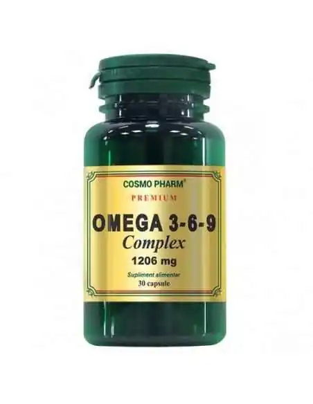 Omega 3-6-9 Complex 30 capsule CosmoPharm, REMEDII NATURISTE