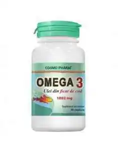 Ulei ficat cod 30cps  CosmoPharm, REMEDII NATURISTE