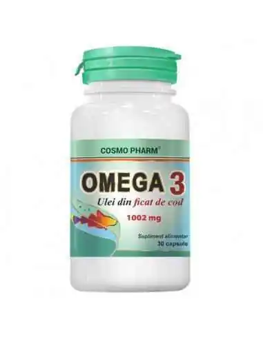 Ulei ficat cod 30cps  CosmoPharm, REMEDII NATURISTE