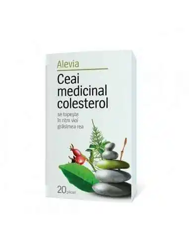 Ceai medicinal colesterol 20dz - Alevia, REMEDII NATURISTE