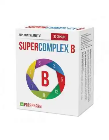 Super complex b 30cps - Parapharm, VITAMINE SI MINERALE