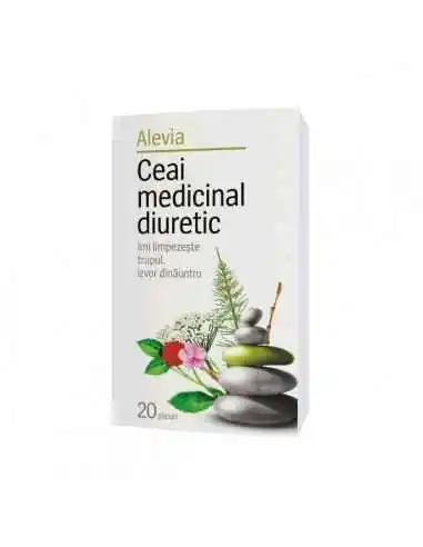 Ceai medicinal diuretic 20dz - Alevia, Slabire