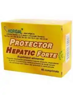 Protector hepatic forte 40 cpr -  Hofigal, REMEDII NATURISTE