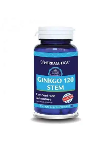GINKGO 120 STEM 120 capsule Herbagetica, Stres