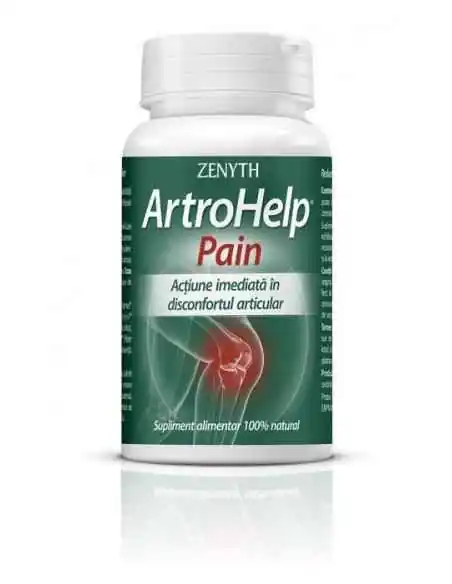Artrohelp Pain 30cps - Zenyth, REMEDII NATURISTE