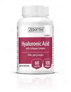 Hyaluronic Acid With Collagen Complex 60cps - Zenyth, Sanatatea pielii