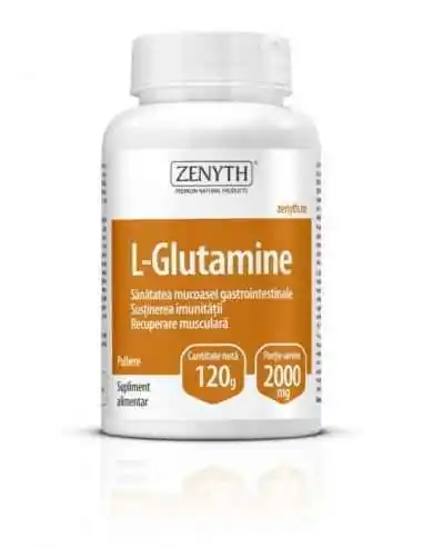 L-Glutamine 120gr - Zenyth, REMEDII NATURISTE