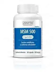 MSM 500 60cps - Zenyth, REMEDII NATURISTE