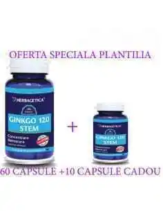 GINKGO 120 STEM 60+10 capsule CADOU  Herbagetica, Stres 2