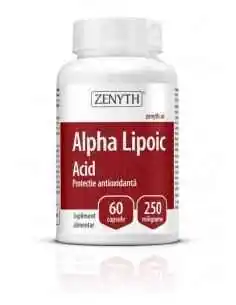 Alpha Lipoic Acid 60 cps - Zenyth, REMEDII NATURISTE