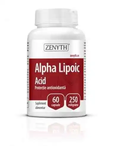 Alpha Lipoic Acid 60 cps - Zenyth, REMEDII NATURISTE