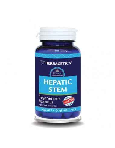 Hepatic Stem 60 capsule Herbagetica
Regenerează țesutul hepatic, scade nivelul transaminazelor hepatice, drenor hepato-biliar, 
