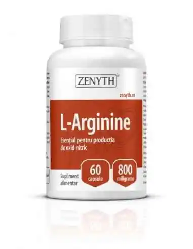 L-Arginine 60cps - Zenyth, REMEDII NATURISTE