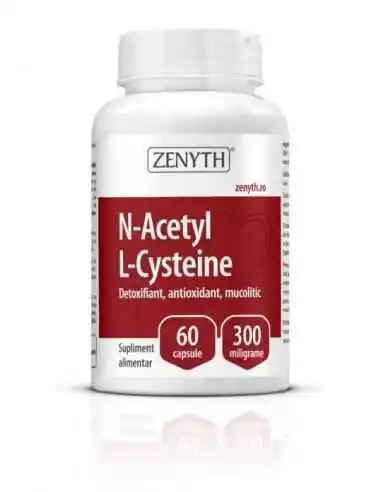 N-Acetyl L-Cysteine 60cps - Zenyth, REMEDII NATURISTE