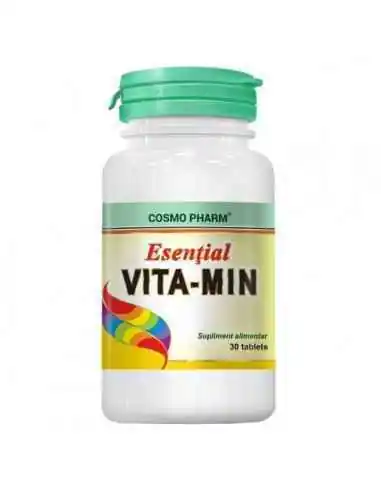 ESENTIAL VITA-MIN 30CPR - Cosmopharm, VITAMINE SI MINERALE