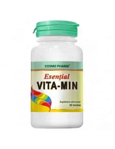 ESENTIAL VITA-MIN 30CPR - Cosmopharm, VITAMINE SI MINERALE