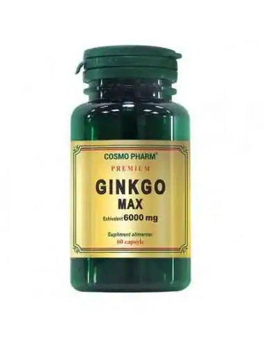 GINKGO MAX EXTRACT 60CPS - Cosmopharm, Sistemul nervos