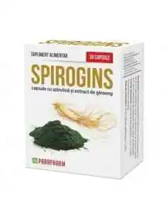 Spirogins-spirulină cu ginseng, 30cp - Parapharm, Slabire