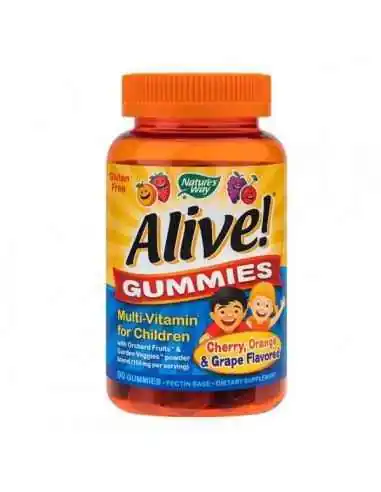 ALIVE-GUMMIES MULTIVITAMIN FOR CHILDREN 90JELEURI - Secom, REDUCERI