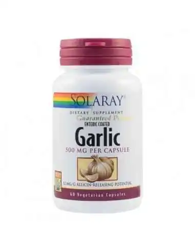 GARLIC 500MG 60CPS - Secom, REMEDII NATURISTE