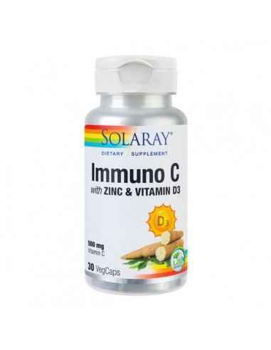 IMMUNO C PLUS ZINC &amp; VITAMINA D3 30CPS - Secom
Contribuie la functionarea normala a sistemului imunitar prin asocierea de v