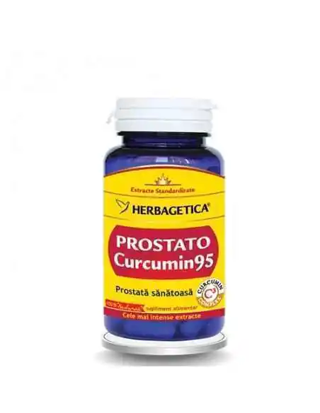 Prostato Curcumin 60 cps Herbagetica, REMEDII NATURISTE