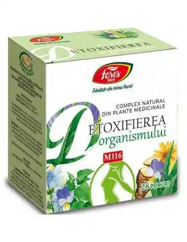 Detoxifierea Organismului 28 plicuri Fares, REMEDII NATURISTE