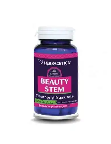 BEAUTY STEM 60 capsule Herbagetica, Sanatatea pielii