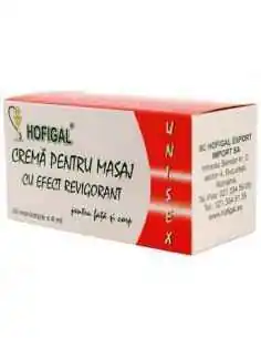 CREMA PENTRU MASAJ CU EFECT REVIGORANT 30 MONODOZE - Hofigal, UNGUENTE/CREME/GELURI