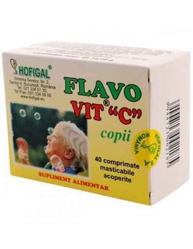 FLAVO VIT C COPII 40CPR - Hofigal, REMEDII NATURISTE