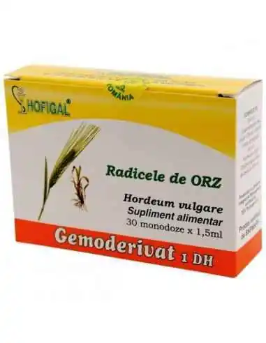 GEMODERIVAT RADICELE DE ORZ - Hofigal, REMEDII NATURISTE