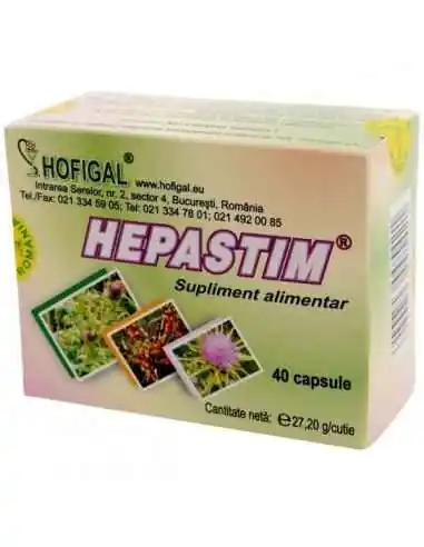 HEPASTIM 40 CPS - Hofigal, REMEDII NATURISTE