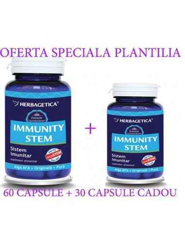 IMMUNITY STEM 60 + 30 capsule Herbagetica, Stres