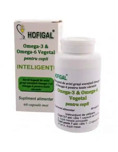 OMEGA 3 & OMEGA 6 VEGETAL PT COPII - Hofigal, Sistemul nervos