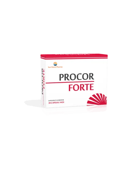 Procor Forte 30 cps Sun Wave Pharma, REMEDII NATURISTE