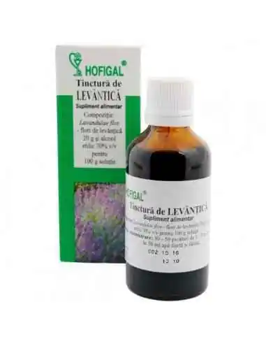 TINCTURA LEVANTICA 50ML - Hofigal, TINCTURI CU ALCOOL