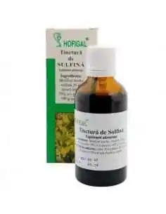 TINCTURA SULFINA 50ML - Hofigal, TINCTURI CU ALCOOL