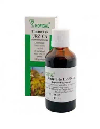 TINCTURA URZICA 50ML - Hofigal, TINCTURI CU ALCOOL