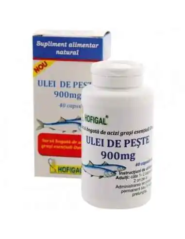 ULEI PESTE 900MG 40 CPS MOI - Hofigal, Sistemul nervos