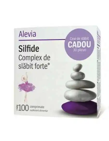 Silfide Complex de Slabit Forte + Ceai Cadou Alevia, Slabire