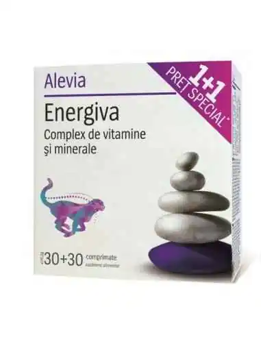 Energiva 1+1 Pret Special Alevia, VITAMINE SI MINERALE