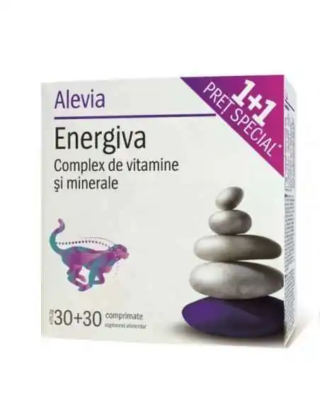 Energiva 1+1 Pret Special Alevia, VITAMINE SI MINERALE