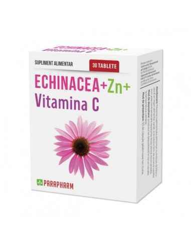 Echinacea + Zinc + Vitamina C, 30 cpr - Parapharm, REMEDII NATURISTE