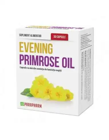 Evening primrose, 30 cps - Parapharm, Tulburari Hormonale