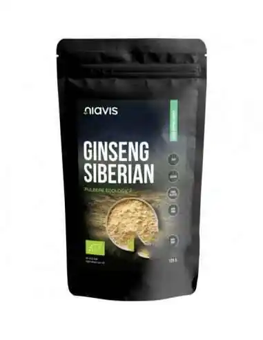 GINSENG SIBERIAN PULBERE ECOLOGICA (BIO) 125GR - Niavis, Stres