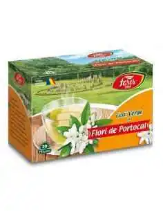 Ceai verde cu flori de portocal 20 plicuri Fares, Fortificarea organismului