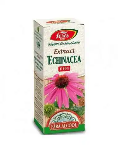 Extract Echinacea 50ml Fares, REMEDII NATURISTE