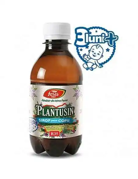 Sirop Plantusin pentru Copii 250ml Fares, SIROPURI